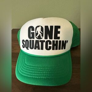 Green and White Trucker Hat